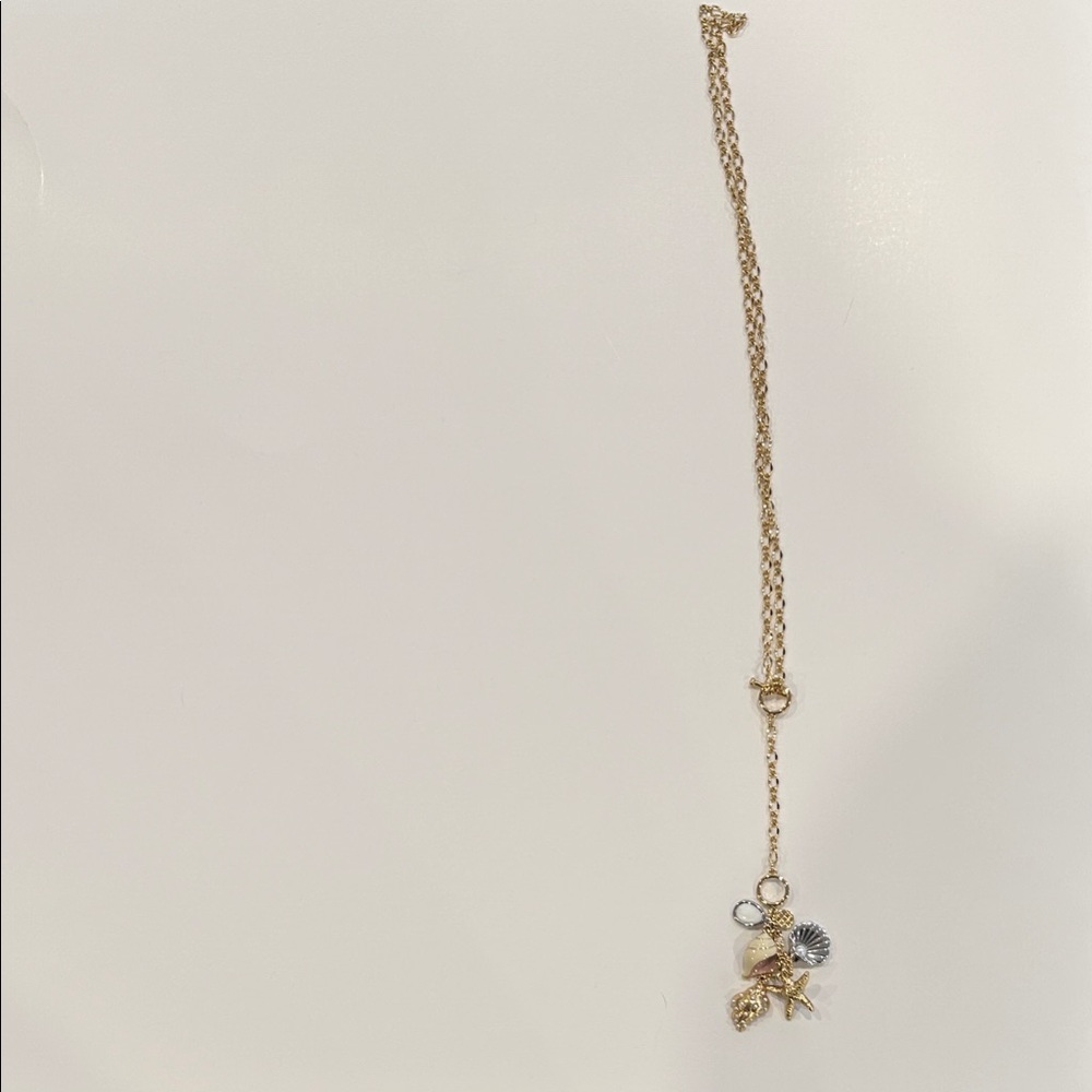 Lilly Pulitzer Gold and Silver Charm Necklace